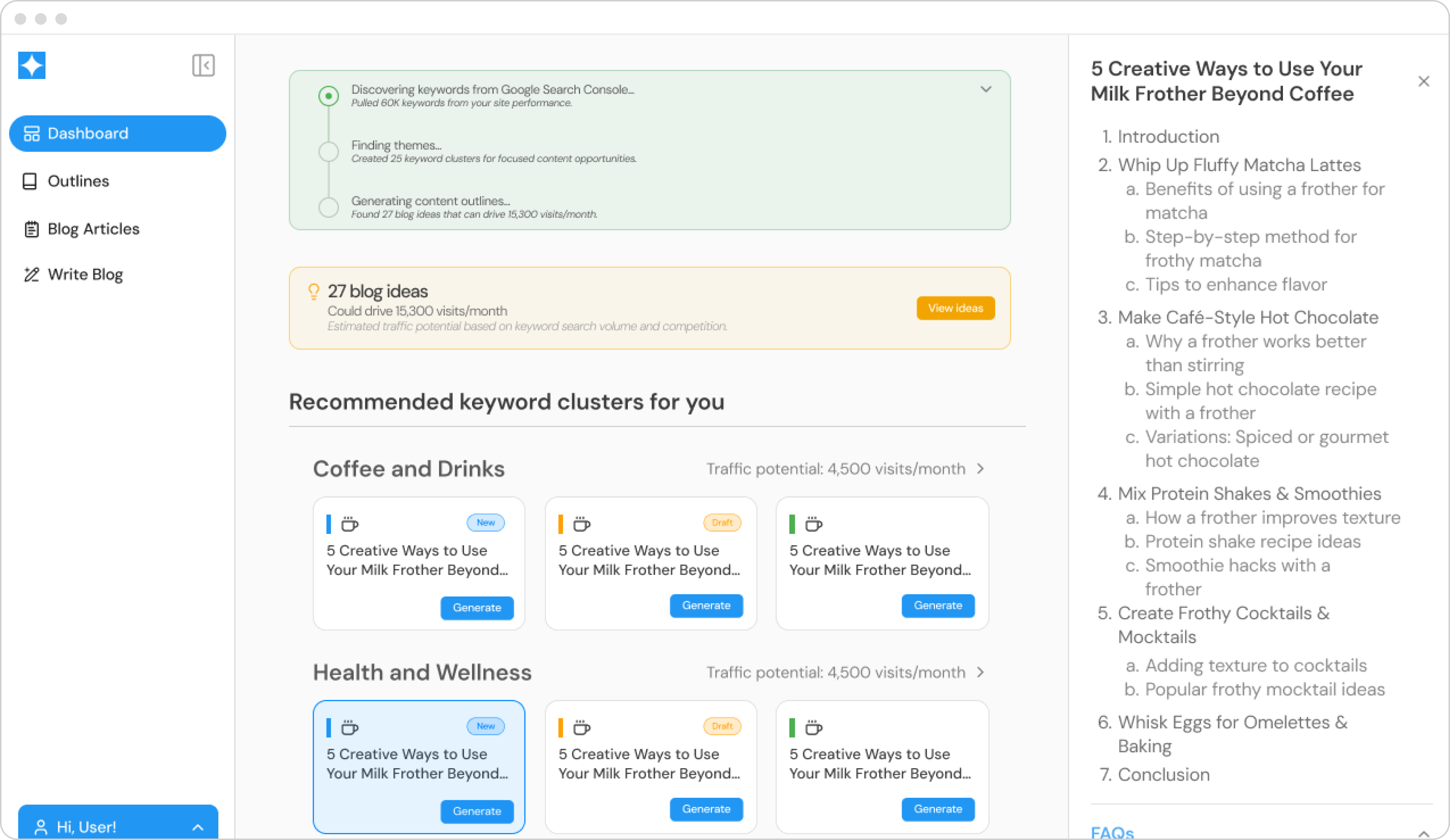 Keyrank Dashboard Preview